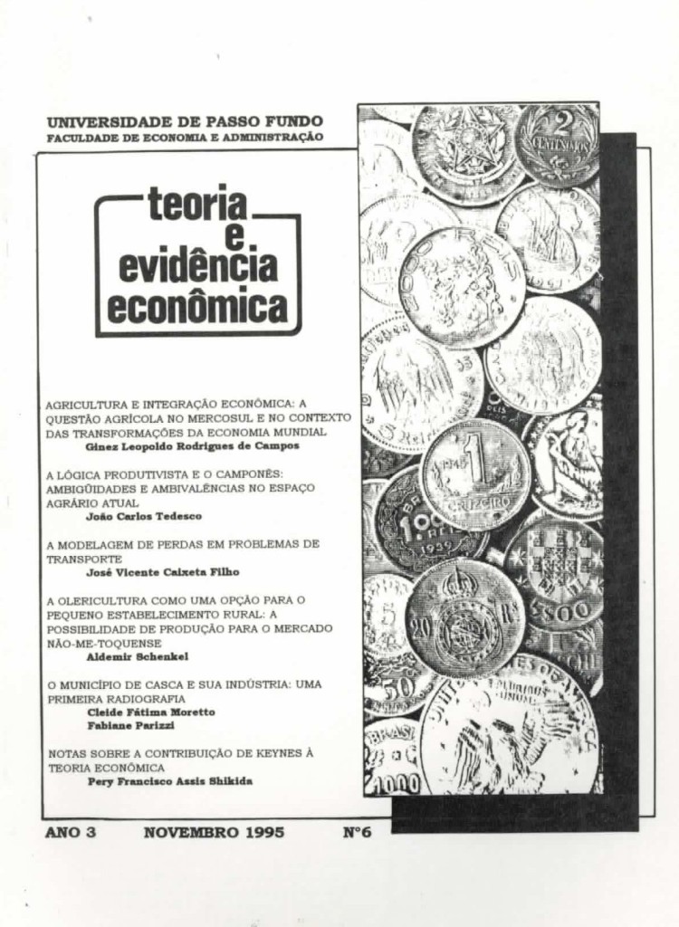 					Visualizar v. 3 n. 06 (1995): Revista Teoria e Evidência Econômica
				