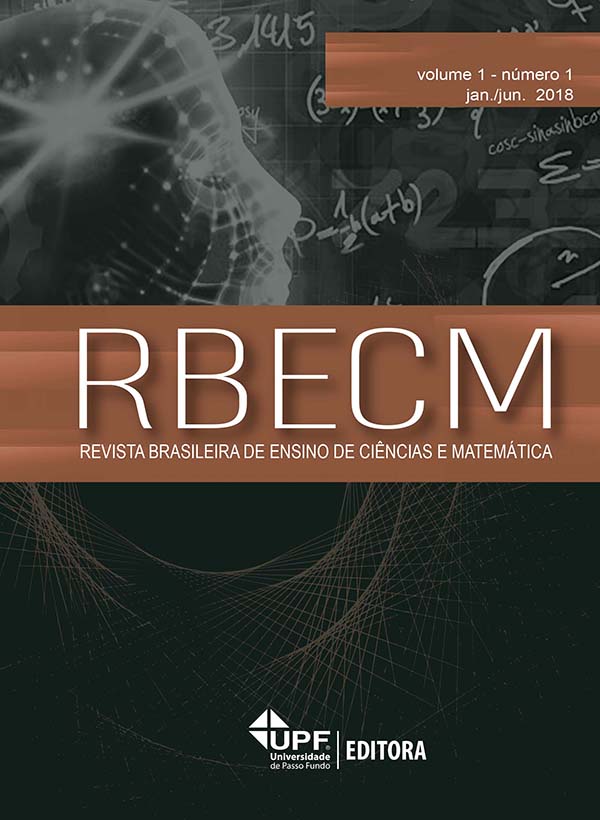 					Visualizar v. 1 n. 1 (2018): RBECM - Revista Brasileira de Ensino de Ciências e Matemática
				