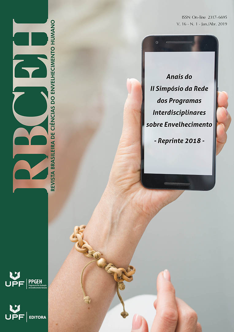 Anais do II Simpósio da Rede dos Programas Interdisciplinares sobre Envelhecimento - Reprinte 2018