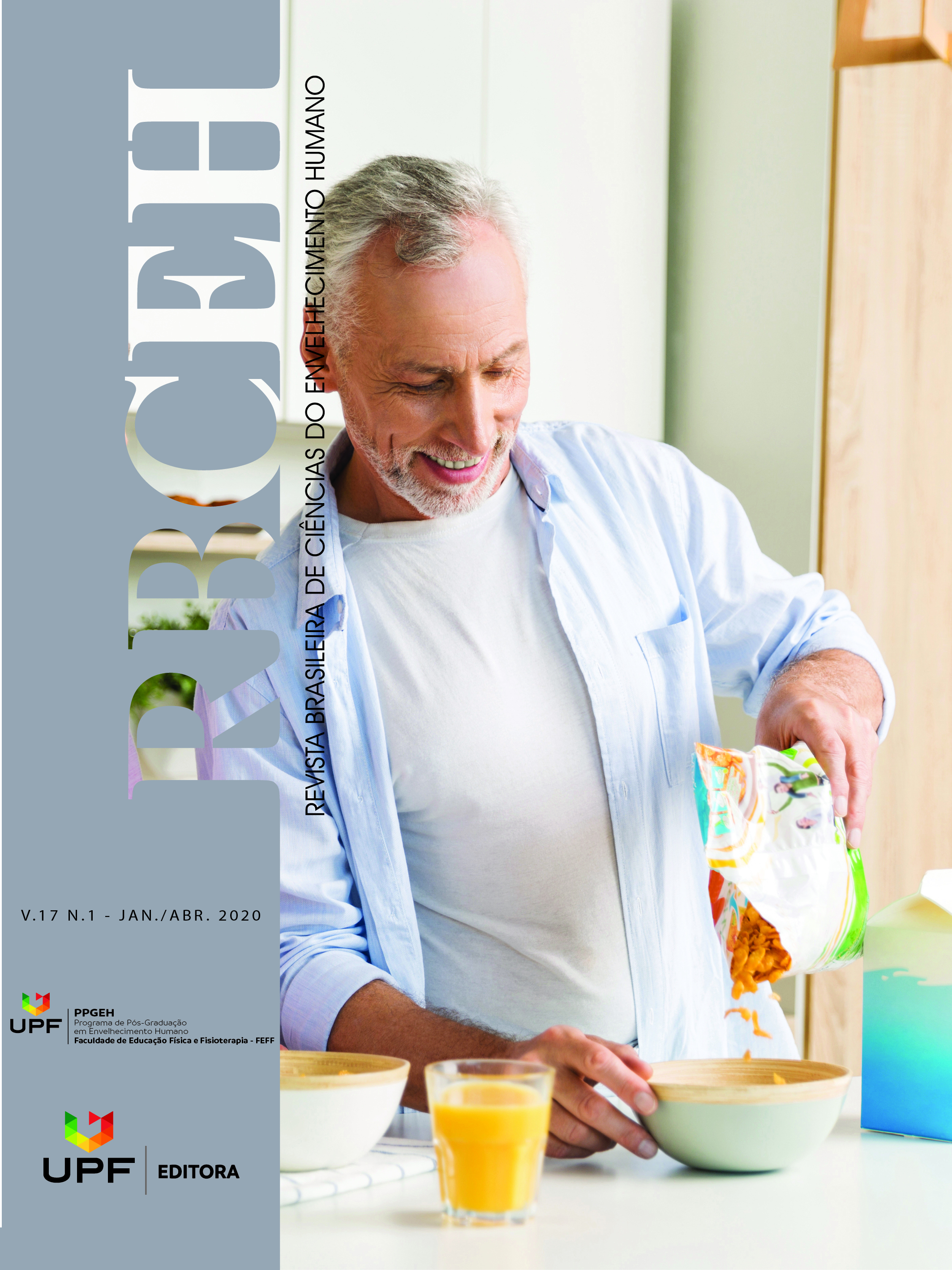 Capa da Revista Brasileira de Ciências do Envelhecimento Humano