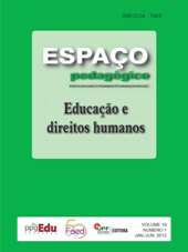 					View Vol. 19 No. 1 (2012): EDUCAÇÃO E DIREITOS HUMANOS
				